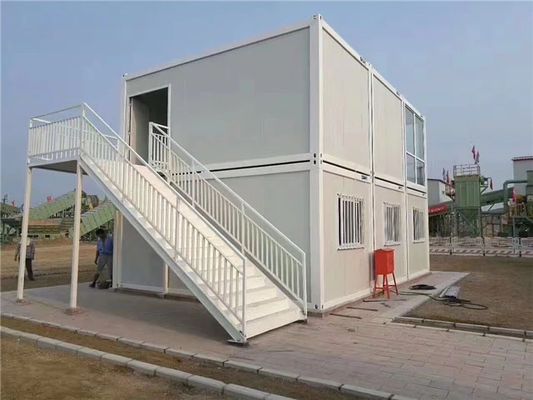 ボックススペース モジュール型コンテナハウス 建設現場と鉱山労働者のためのモードボックスオフィス 40HQ 17ユニットを積載することができます