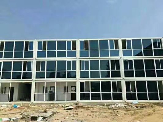 中国サプライヤー モジュール型住宅 建設現場労働キャンプ 移動型臨時オフィスビル設計