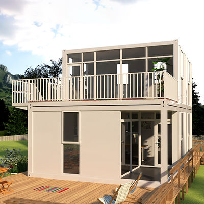 2階コンテナ 仮設住宅 ミニプリファブリックモジュール型住宅