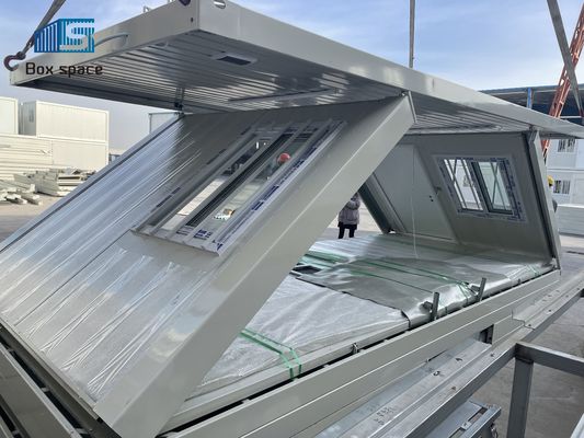 プリファブリック Z 折りたたみコンテナハウス 携帯式フラットパック モジュール型住宅