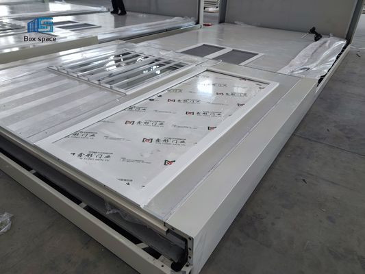 15分 設置 折りたたむコンテナハウス 建設現場や避難所のためのプリファブリック移動住宅