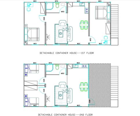 木製キャビンのキット 庭室とキャビンのためのプリファブハウス タイ 井戸隔熱付きポータブルコンテナハウス