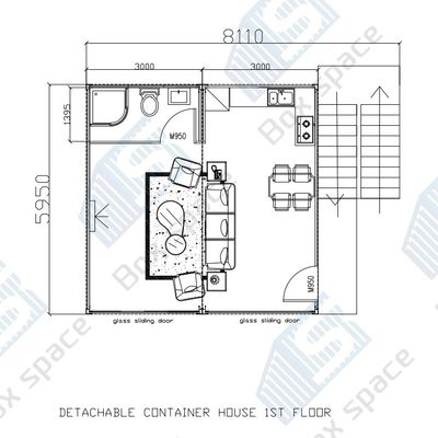プレファブコテージハウス スタイルの競争力のある価格 折りたたむ式 プレファブ 小型住宅 シェード 収納 屋外 プレファブ