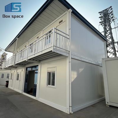 エネルギー効率の良いモジュール型住宅 適応可能な住宅 建設用近代的な持続可能な住宅 作業員寮と現場オフィス
